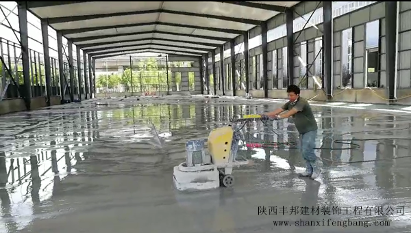 西安通達水性固化地坪順利完工