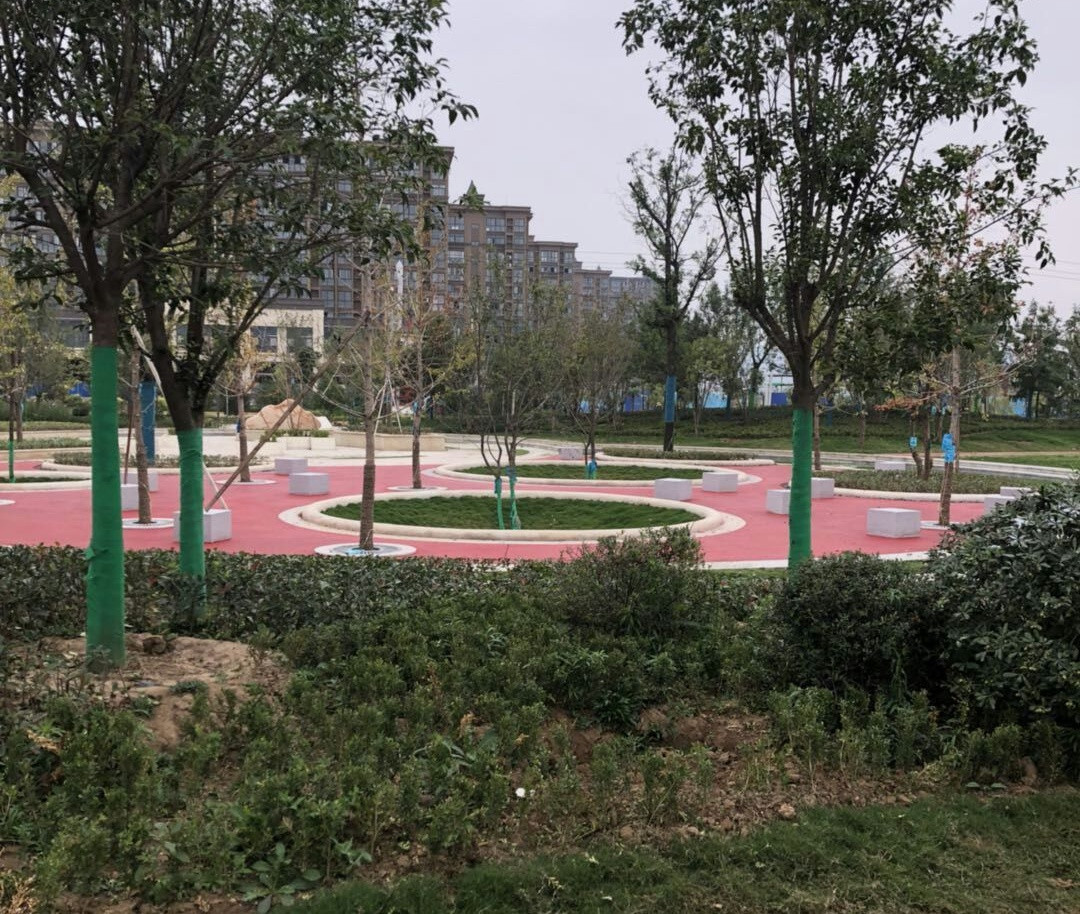 潘溪高速入口公園透水地坪